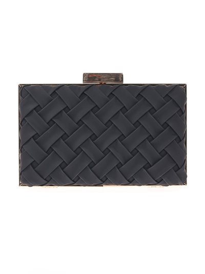 Clutch fiesta trenzado negro