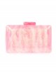 Marble effect clutch coral