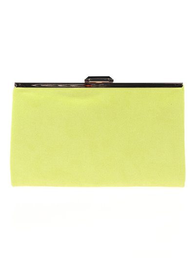 Suede effect clutch lima