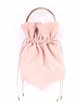 Faux leather bucket bag nude