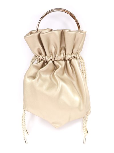 Faux leather bucket bag oro