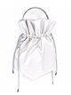 Faux leather bucket bag plata