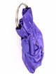 Satin bucket bag morado