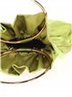 Satin bucket bag verde-oliva