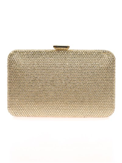 Clutch with rhinestone oro-claro