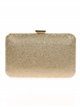 Clutch with rhinestone oro-claro