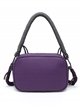 Crossbody bag with handle detail purple