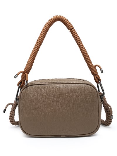 Crossbody bag with handle detail khaki