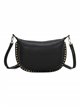 Studded crossbody bag black