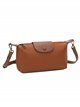 Contrast crossbody bag brown