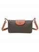 Contrast crossbody bag coffee