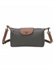 Contrast crossbody bag grey