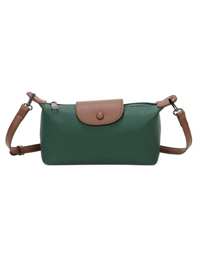 Contrast crossbody bag green