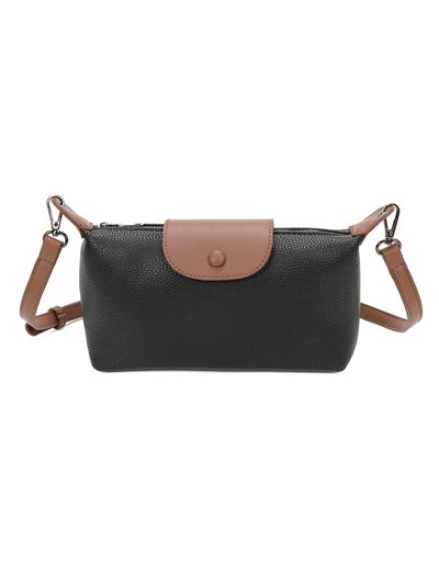 Contrast crossbody bag black