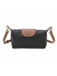 Contrast crossbody bag black