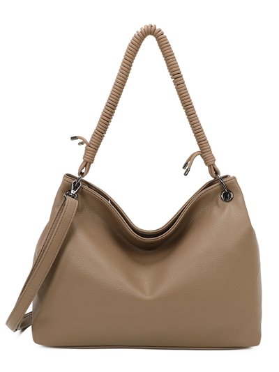 Citybag with handle detail khaki