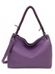 Citybag with handle detail purple