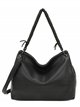 Citybag with handle detail black