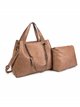 2 pieces Citybag with chain detail + crossbody bag