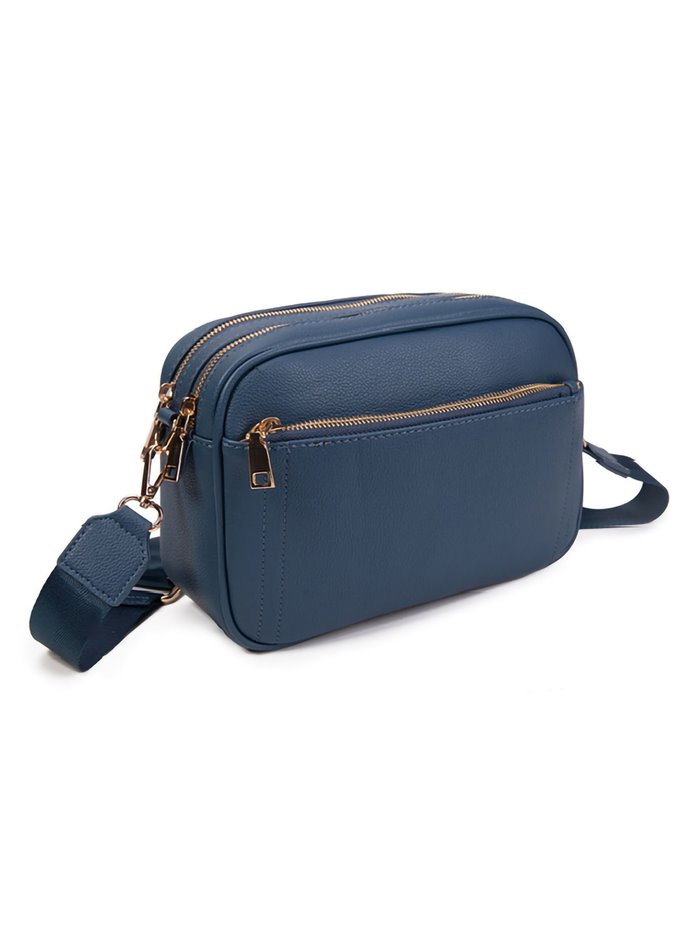 Crossbody bag with zip