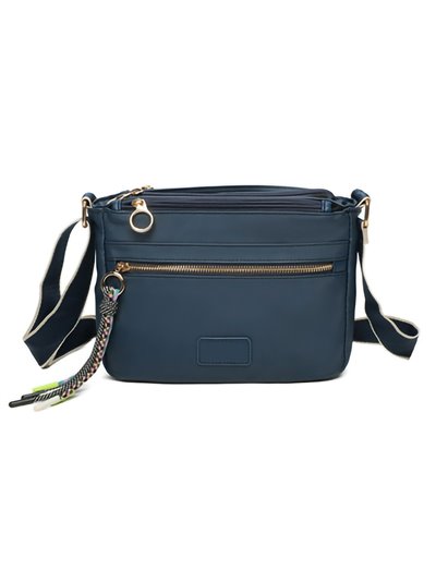 Nylon crossbody bag blue