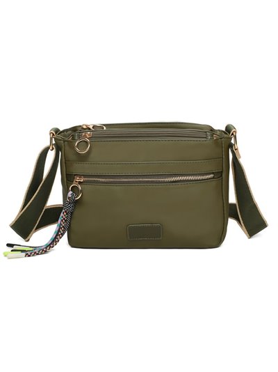 Nylon crossbody bag green