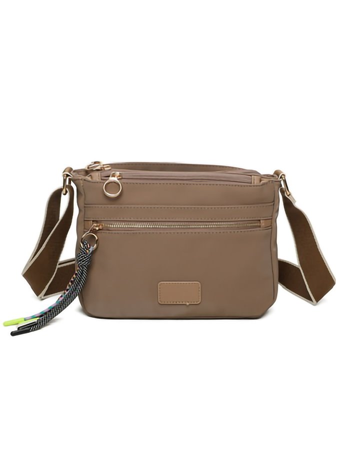 Bandolera nylon colgador khaki