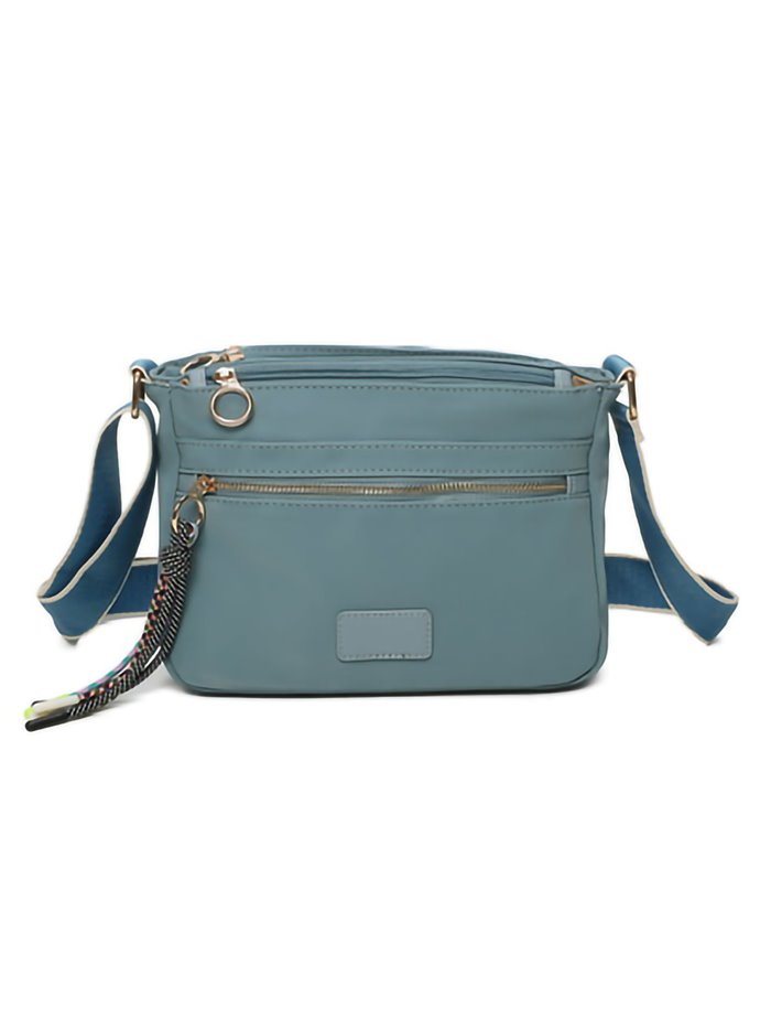 Nylon crossbody bag l.blue