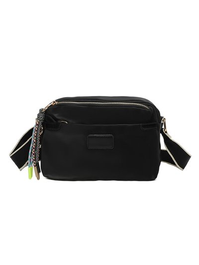 Nylon crossbody bag black