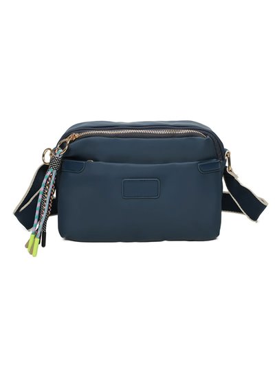 Nylon crossbody bag blue