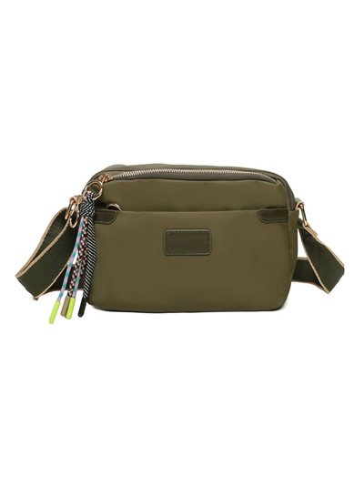 Nylon crossbody bag green