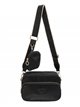 2 pieces Nylon crossbody bag + Purse black