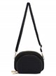 Crossbody bag with zip black