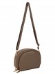 Crossbody bag with zip khaki