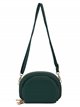 Crossbody bag with zip green