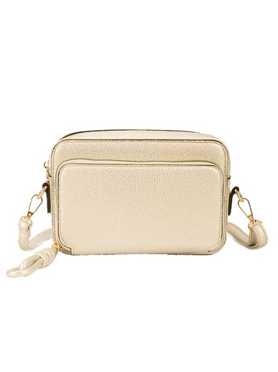 Crossbody bag with zip gloden