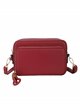 Crossbody bag with zip red