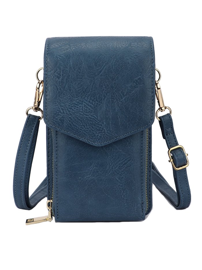 Mini crossbody bag with flap