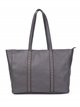 Studded tote bag grey