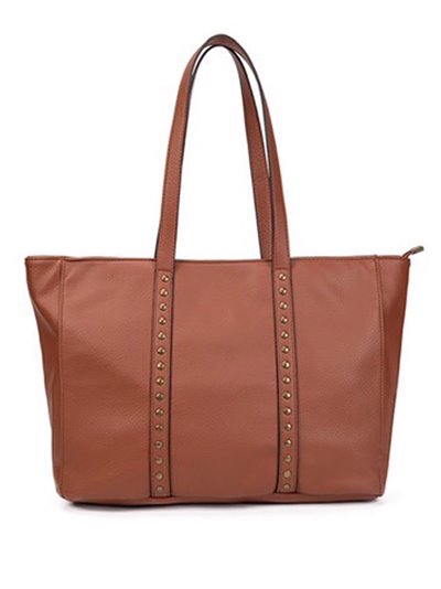 Shopper tachas brown