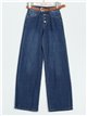 Straight jeans with buttons azul (XS-XL)