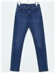 Jeans mom fit azul (40-52)