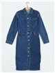 Vestido denim azul (S-XXL)