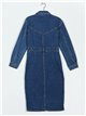 Vestido denim azul (S-XXL)