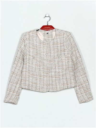 Tweed jacket beige (M-L-XL-XXL)