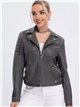 Chaqueta efecto piel black (S-M-L-XL)