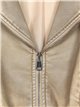 Chaqueta efecto piel beige (S-M-L-XL)