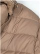 Reversible faux fur down puffer jacket khaki (M-XXL)