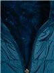 Reversible faux fur down puffer jacket sea-blue (M-XXL)