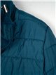 Reversible faux fur down puffer jacket sea-blue (M-XXL)